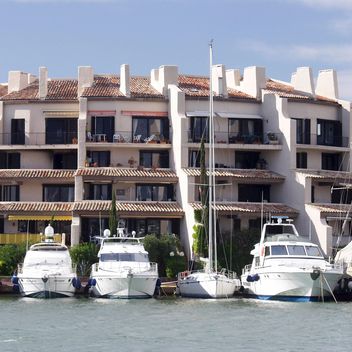 White boats in South of France - Free image #301445